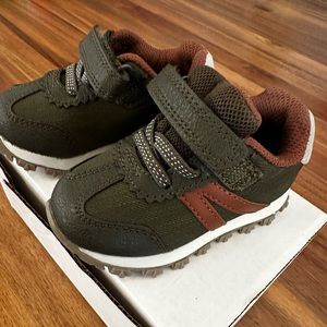 Olive green sneakers. New, never worn.